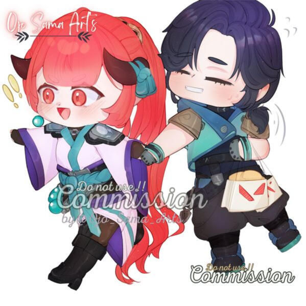 Couple chibi